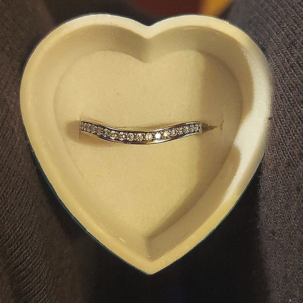925 SE silver and diamonds ring